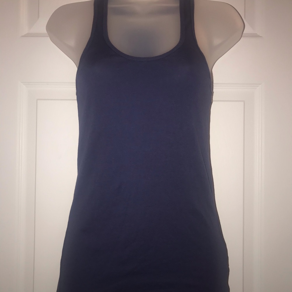 Old Navy navy blue racer back size M tee shirt